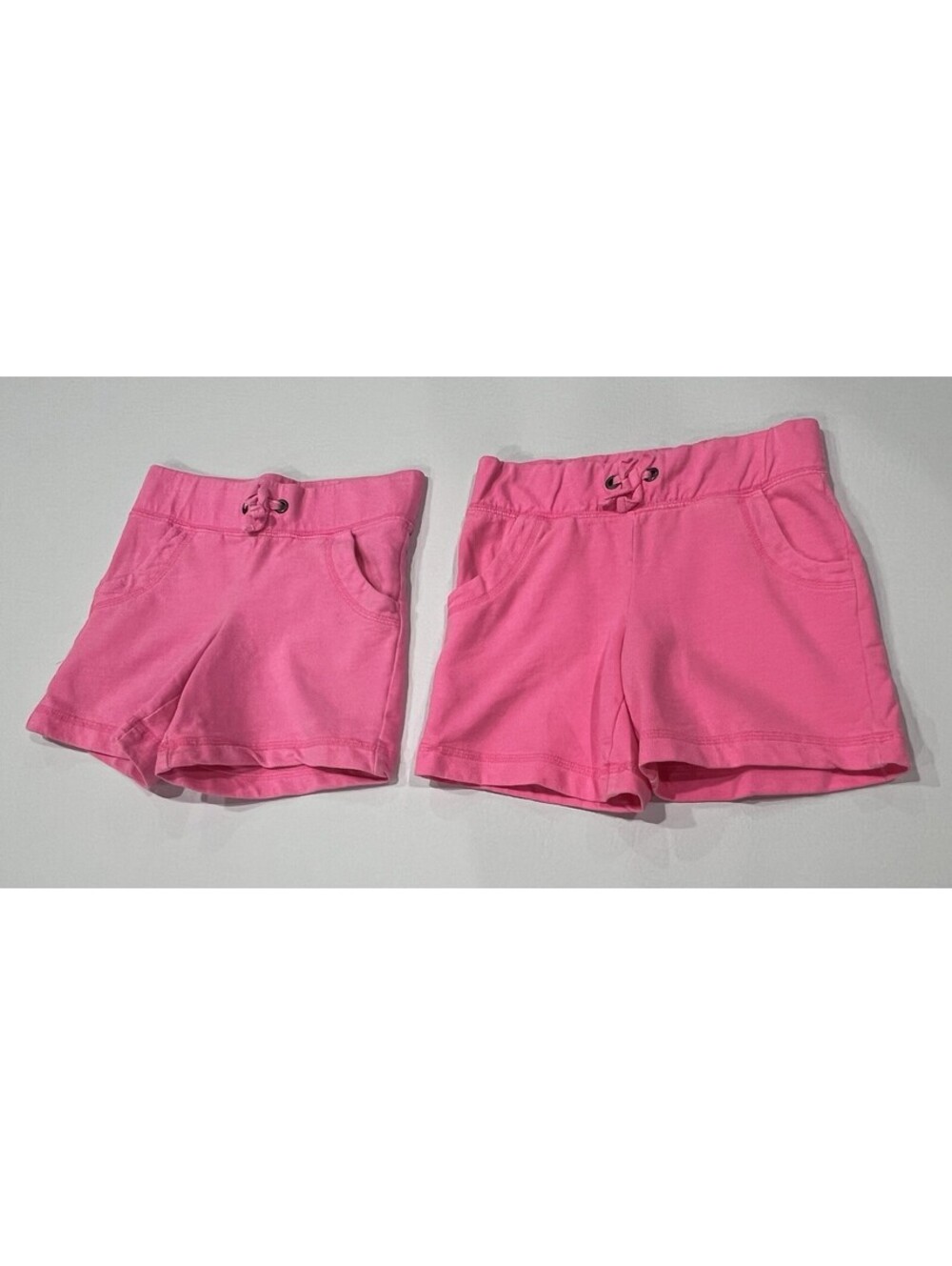 Girl’s Circo Pink Cotton Basic Pull On Shorts XS 4-5 Lot of 2